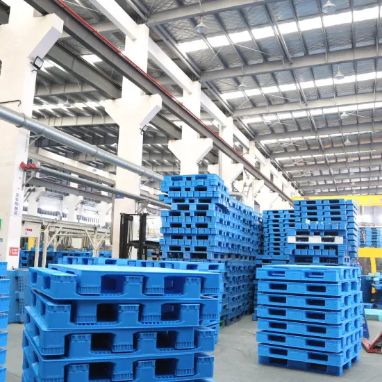 Palettes en plastique durables de stockage d'entrepôt de logistique industrielle de qualité fiable